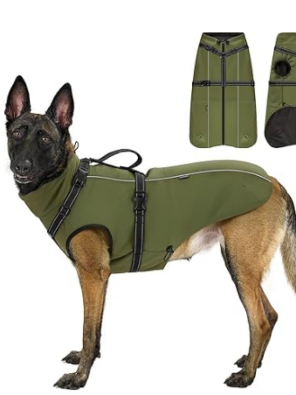 NWOT: Onetigris 2 in 1 Dog Coat with harness - Size L